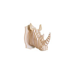 Robbie // Birch Wood Rhino Head (Medium)