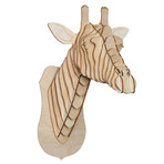 Juliette // Birch Wood Giraffe Head (Medium)