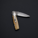 5042 Bone // Single Blade Pocket Knife