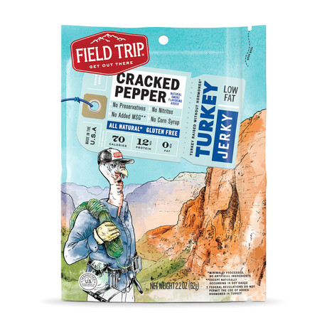 Cracked Pepper Turkey Jerky