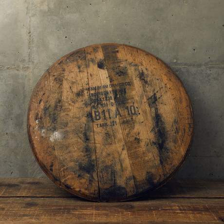 Distillery Used Bourbon Barrel Head // Hanging Kit