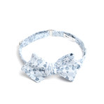 Bubbles Bow Tie  // White + Grey