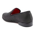 Midnight Slipper // Black + Silver (UK: 10)