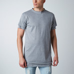 Tiered Tall Tee // Heather Grey (S)
