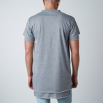 Tiered Tall Tee // Heather Grey (S)