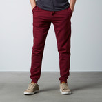 Simply Butter Jogger // Burgundy (M)