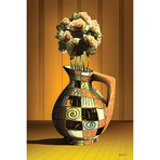 Vaso de Rosas (Rose Vase) (26"W x 18"H x 0.75"D)