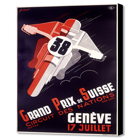 Grand Prix de Suisse (16"W x 20"H x 1.5"D)