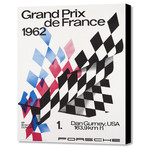 Grand Prix de France (16"W x 20"H x 1.5"D)