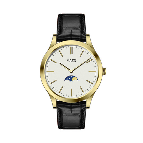 MAEN Limited Edition Classic Moonphase Quartz // MNIW01