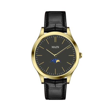 MAEN Limited Edition Classic Moonphase Quartz // MNCG01