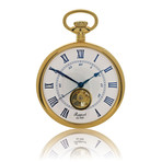 Rapport Open Face Manual Wind Pocket Watch // PW76