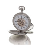 Rapport Double Full Hunter Manual Wind Pocket Watch // PW97