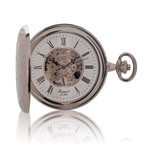 Rapport Double Full Hunter Manual Wind Pocket Watch // PW97