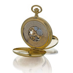 Rapport Double Full Hunter Manual Wind Pocket Watch // PW96