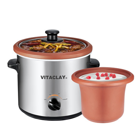 Clay 2-in-1 Yogurt Maker + Slow Cooker