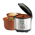 High Fired 2-in-1 Clay Rice-N-Slow Cooker (3 Quarts)