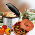 High Fired 2-in-1 Clay Rice-N-Slow Cooker (3 Quarts)