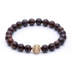 Leo Beaded Bracelet // Bronzite (Small)