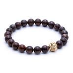 Leo Beaded Bracelet // Bronzite (Small)