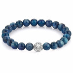 Leo Beaded Bracelet // Kyanite (Small)