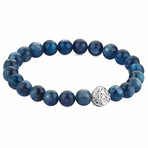 Leo Beaded Bracelet // Kyanite (Small)