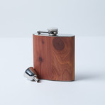 Wood Flask // 6 Ounce (Cedar)