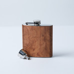 Wood Flask // 6 Ounce (Cedar)