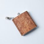 Wood Flask // 6 Ounce (Cedar)