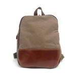 No. 721 Canvas Backpack (Army Green)
