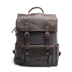 No. 725 Canvas Backpack (Dark Grey)
