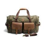 No. 767 Canvas Travel Bag (Army Green)