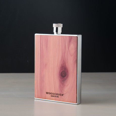 Wood Flask // 3 Ounce (Cedar)