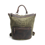 No. 731 Canvas Backpack (Army Green)