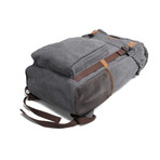 No. 735 Canvas Backpack (Dark Grey)