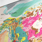 World Geology Map // Large (Paper)