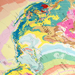 World Geology Map // Small (Paper)