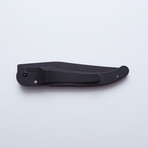 Laguiole Liner Lock Pocket Knife // Black + Carbon