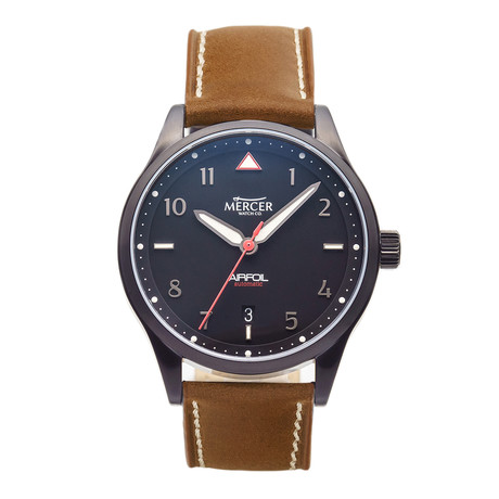 Mercer Airfoil Automatic // ARFD (Brown Strap)