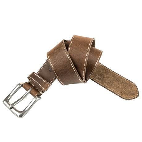 Oily Savage Belt // Brown (Size 32)