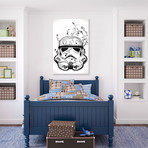 Flower Trooper (18"W x 26"H x 1.25"D)