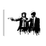 Divine Monkey Intervention (26"W x 18"H x 1.25"D)