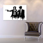 Divine Monkey Intervention (26"W x 18"H x 1.25"D)