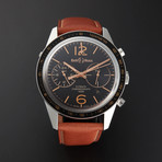 Bell & Ross Vintage Chronograph Automatic // BRV126-FLY-GMT/SCA // Store Display