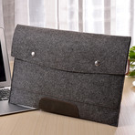 Felt MacBook Sleeve // Zipper Pocket (11" MacBook Air)