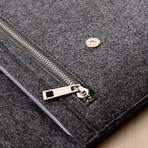 Felt MacBook Sleeve // Zipper Pocket (11" MacBook Air)