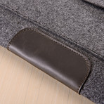 Felt MacBook Sleeve // Zipper Pocket (11" MacBook Air)