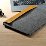 Felt MacBook Sleeve // Even Flap (15" MacBook Pro 2016)