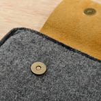 Felt MacBook Sleeve // Even Flap (15" MacBook Pro 2016)