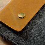 Felt MacBook Sleeve // Even Flap (15" MacBook Pro 2016)